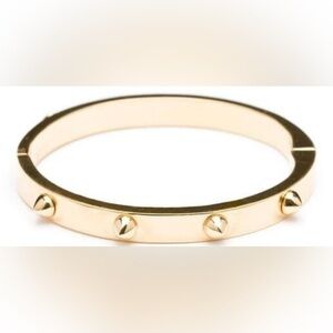 CC Skye Gold Plates Mini Spike Bangle